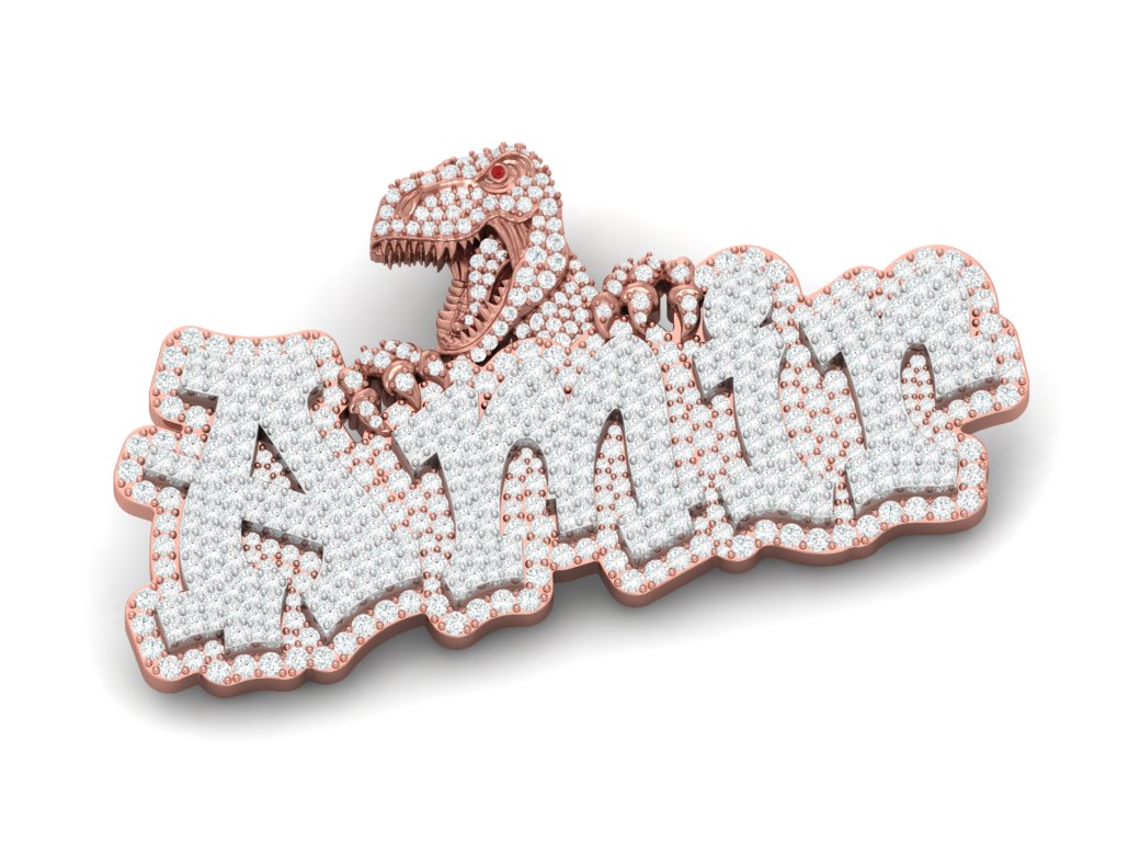 10KT CUSTOM NAME PENDANT