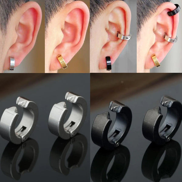 MEN GOLD EARRING