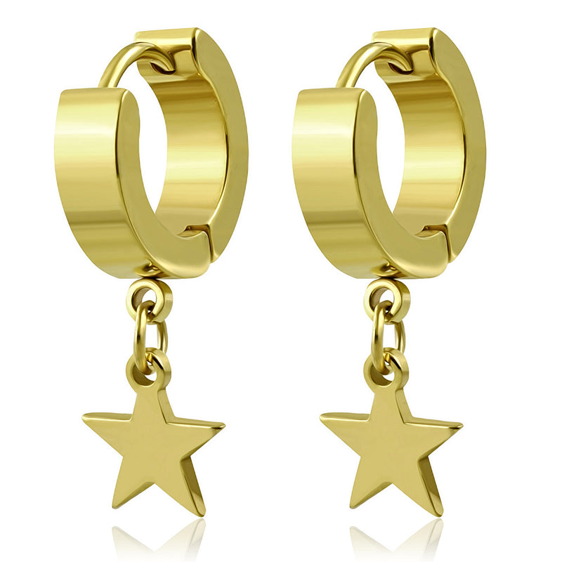 MEN GOLD EARRING