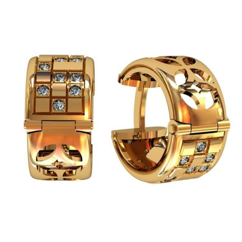 MEN GOLD EARRING